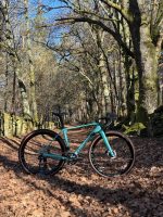 Bicicleta Gravel BIANCHI Impulso RC - GRX 825 DI2 2x12sp CELESTE METALLIC
