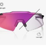 GAFAS 100% AEROCRAFT Gloss Black|Purple Mirror Photochromic Lens