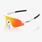 GAFAS 100% SLENDALE XS Matte White HiPER® Red Multilayer Mirror Lens