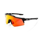 Gafas 100% SPEEDCRAFT XS Soft Tact Black - Lente: Hiper Red Multilayer Mirror