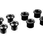 KIT TORNILLOS PLATO 4 BRAZOS CORTOS ALUMINIO NEGRO