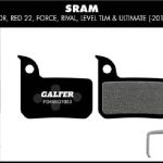 Pastillas de Freno GALFER STANDARD BRAKE PAD SRAM HDR, RED22, FORCE, RIVAL