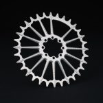 PLATO REDONDO GARBARUK DM MTB CHAINRING FOR SRAM 8-BOLT (ROUND, BOOST, 34T, SILVER)