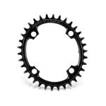 Plato Redondo MTB de GARBARUK, 104 BCD (38T, BLACK)