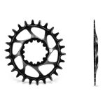 Plato Redondo MTB de GARBARUK, BOOST, 36T, negro